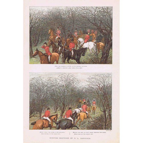 Victorian fox hunting - victorian,