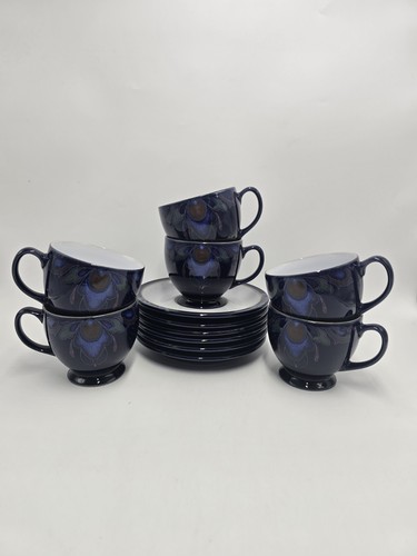 Denby baroque set footed - denby,