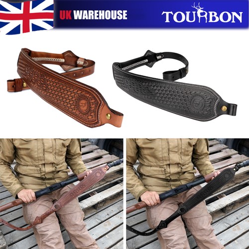 Tourbon leather rifle sling - rifle,