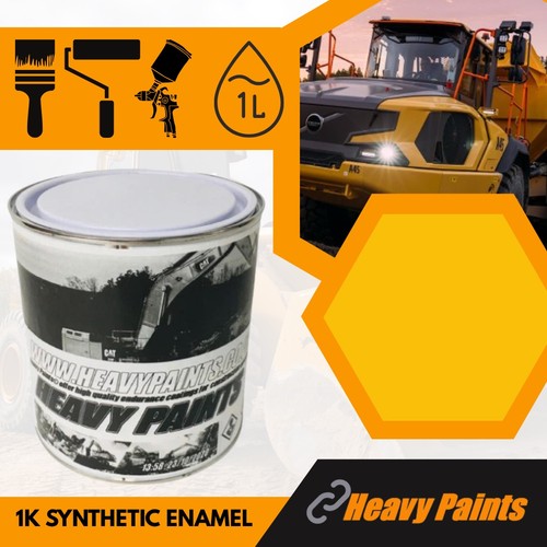 Volvo excavator yellow - excavator, paint