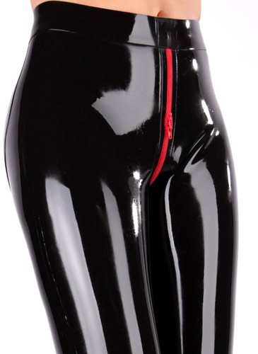 Black latex leggings for - leggings,