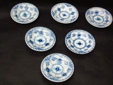 ROYAL COPENHAGEN MUSLIN PAINTING 6x BOWLS NUMBER 504 1ST CHOICE