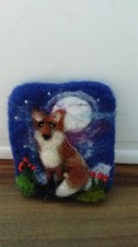 Hand Made Needle Felted Brooch