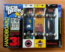 RARE NOS Tech Deck Handboard 3 Pack Tony Hawk Birdhouse Maple Dynasty Set