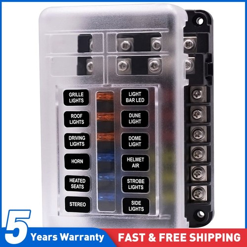 Fuse box with bus - box,