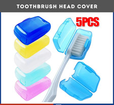 5pcs Portable Toothbrush Head Cover, Toothbrush Protector Cap Holder.