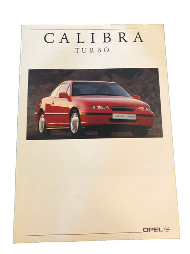 Brochure opel calibra - brochure,