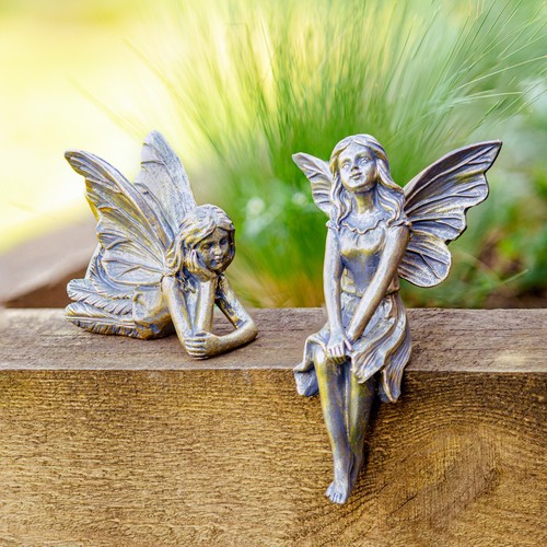 Garden fairy ornament statue - fairy,