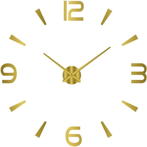Large mirror wall clock - clock, diy
