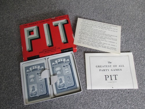 Pit waddingtons card game - -,