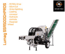 Firewood Processor 15ton split 50cm Cut  hyd control Petrol power SSA500GHPROS
