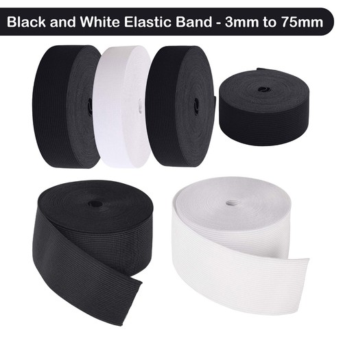 Flat elastic 3mm - flat, 3mm-75mm