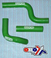 HOSE KIT-3 KX85 100 98-13 GREEN, SILICONE RADIATOR KAWASAKI, IROD 010015