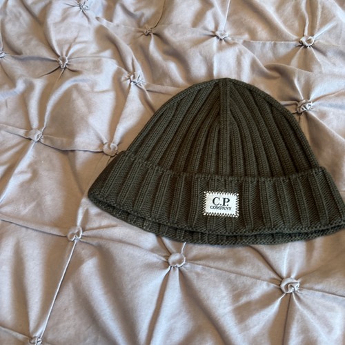 Company khaki green beanie - cp,