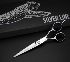 Jaguar Silver Line Mercury Scissors 6” Inch | Straight shears | Self Sharpening