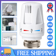 1/6X Thermostat Head TRV Radiator Thermostatic Heater Control Head Heating Valve