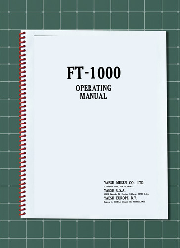 Yaesu 1000 operating - —,