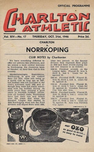 Charlton athletic norrkoping - athletic, v