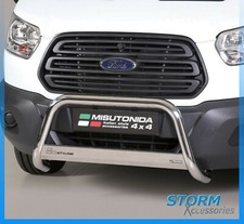 MACH EC Stainless Steel Front A-Bar, Bull Bar - 63mm for Ford Transit MK8 2014+