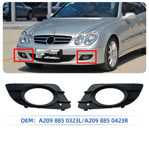 Pair black front bumper - pair,