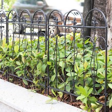 5 Steel Panels Garden Fence