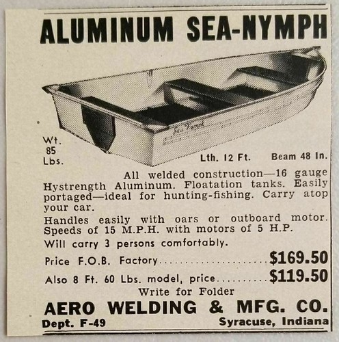 1949 print aero welding - ad,