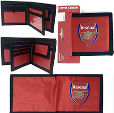 ARSENAL FC CLUB CREST SOFT POCKET MONEY WALLET COIN CREDIT CARD HOLDER PHOTO ID