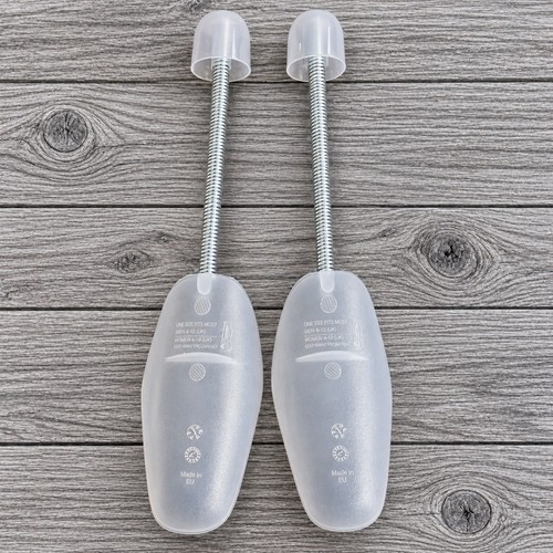 Shoe trees clear plastic - plastic,