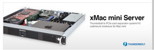 Sonnet xMac Mini Rack 1U 2x PCIe slot Apple server Thunderbolt 2, RRP £999 WOW!