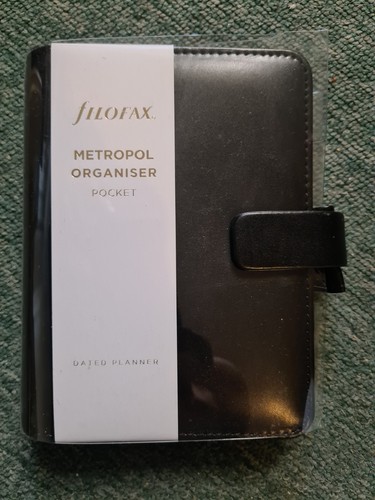 Genuine filofax metropol black - genuine,