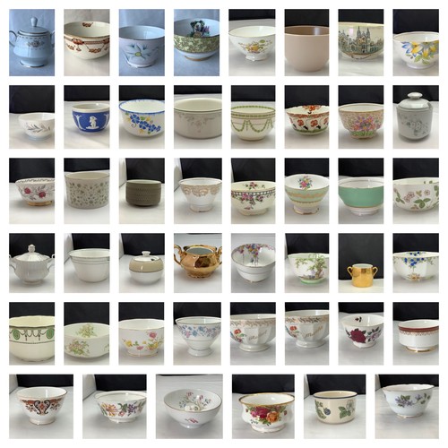 Vintage china sugar - bowl,