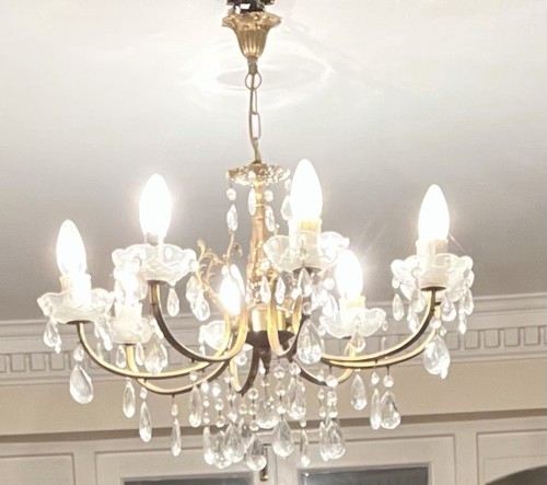 Vintage brass chandelier - vintage,