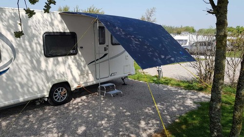 Caravan campervan awning sun - campervan,