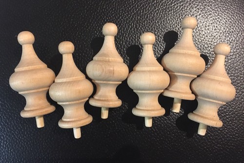 Antique clock finials set - (, of