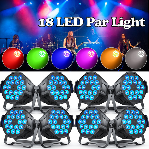 Par lights 270w 18led - par, rgbw