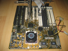 Shuttle HOT-569 PC/AT ISA PCI i430TX Socket 7 Motherboard w/32M RAM+iMMX+S3 VGA