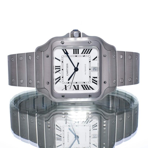 Gents steel cartier santos - steel,