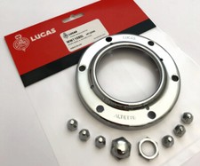 Lucas Chrome Altette Horn Replacement Bezel Domed Nuts HF1234A BSA NORTON TRIUMP