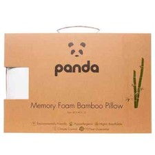 White Pillow Panda Memory Foam