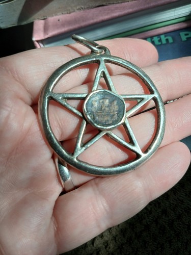 Pentagram pentacle pendant - pentacle,