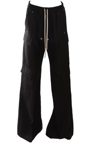 Rick owens black wool - wool, wide