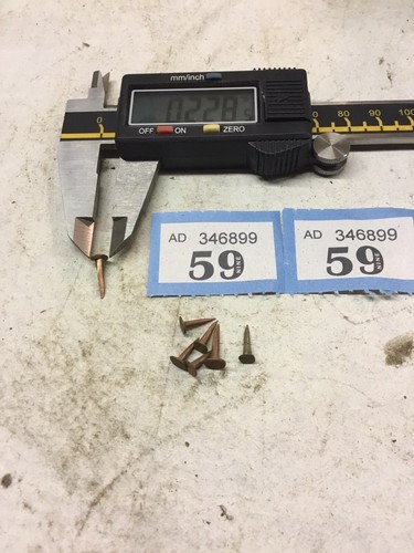 Copper tacks 50g - copper, 1/2”
