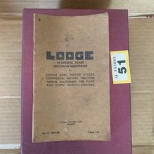 Vintage 1948 LODGE Spark Plug