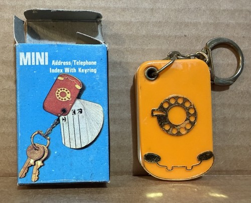 Vintage mini telephone address - mini, telephone/address