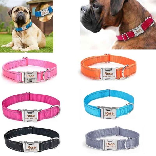Personalized nylon dog - nylon, collar