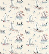 DONALD NAUTICAL SEA SALT Fabric 1.2M Sanderson Disney Home X (£28.50/M