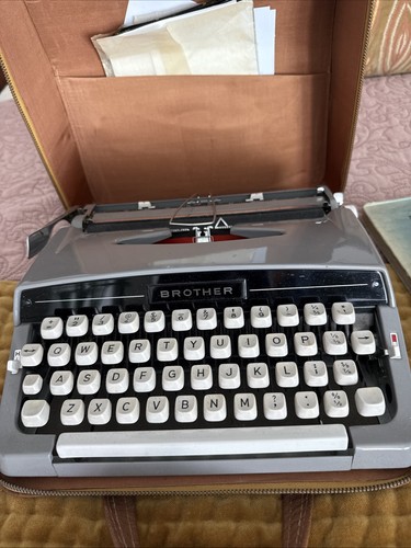 Vintage typewriter with case - vintage,