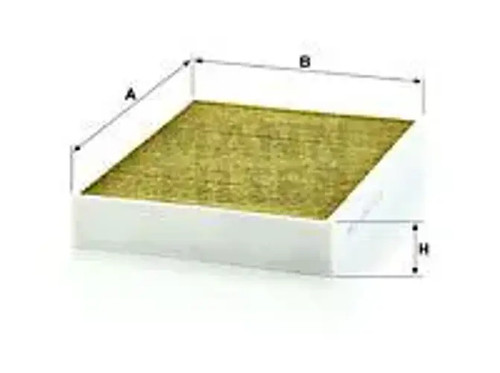 Cabin filter below - , the