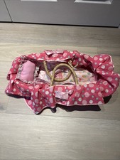 Dolls Wicker Moses Basket