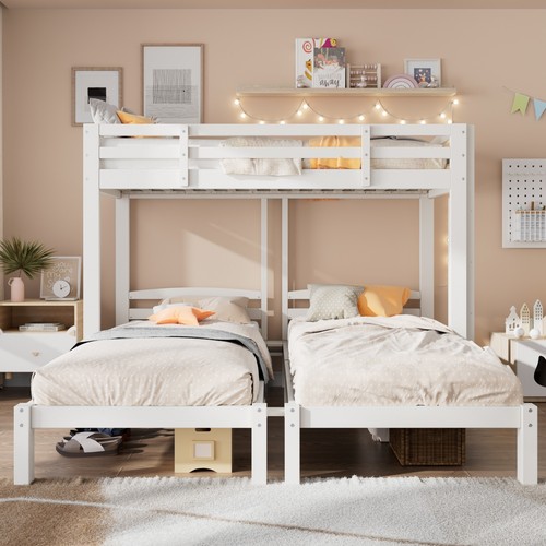 Bunk beds triple 3ft single - bunk,